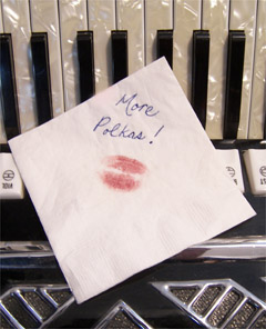 polkas with a kiss